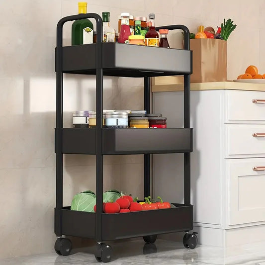 3-Layers Multi-function Trolley Storage Organizer - Made in Japan